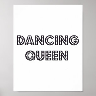 Phantastisches Dancing Queen Stilgeschenk der 70er Poster