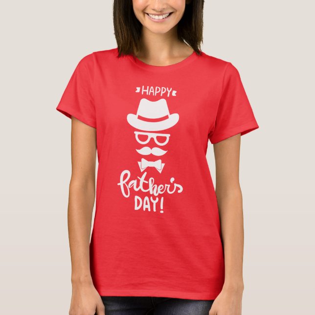 Phantastisches Design Sprichwort Happy Vatertag T-Shirt (Vorderseite)