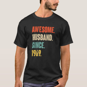 Phantastisches Ehemann seit 1969 53 Hochzeitstag T-Shirt