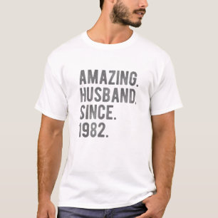 Phantastisches Ehemann seit 1982 - 40 Wedding Anni T-Shirt