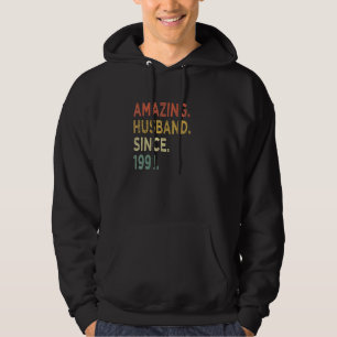 Phantastisches Ehemann seit 1991 31 Hochzeitstag Hoodie