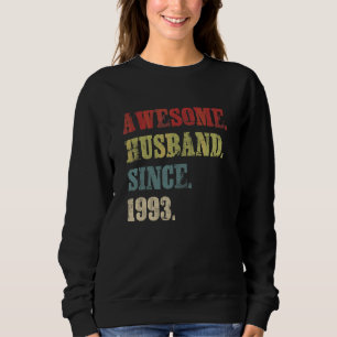 Phantastisches Ehemann seit 1993 29 Hochzeitstag Sweatshirt
