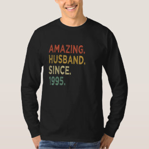 Phantastisches Ehemann seit 1995 27 Hochzeitstag T-Shirt