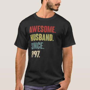 Phantastisches Ehemann seit 1997 25 Hochzeitstag T-Shirt