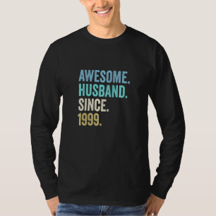 Phantastisches Ehemann seit 1999 23. Wedding Anniv T-Shirt