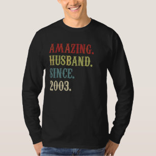 Phantastisches Ehemann seit 2003 19 Hochzeitstag T-Shirt