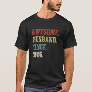 Phantastisches Ehemann seit 2005 17 Hochzeitstag T-Shirt