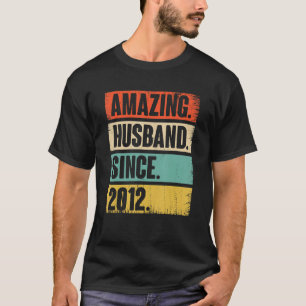 Phantastisches Ehemann seit 2012 10 Hochzeitstag T-Shirt