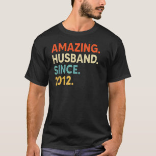 Phantastisches Ehemann seit 2012 10 Hochzeitstag T-Shirt
