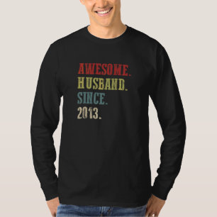 Phantastisches Ehemann seit 2013 9 Hochzeitstag T-Shirt