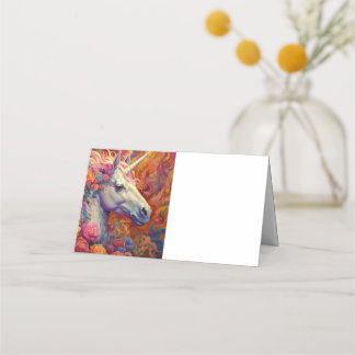 Phantastisches Einhorn Platzkarte
