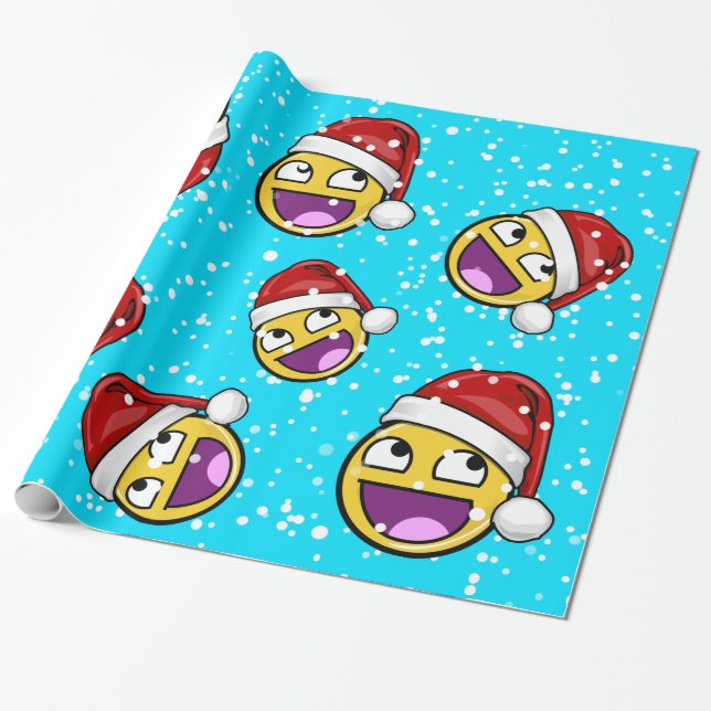 Phantastisches Face Wrapping Paper mit einstellbar Geschenkpapier (Ungerollt)