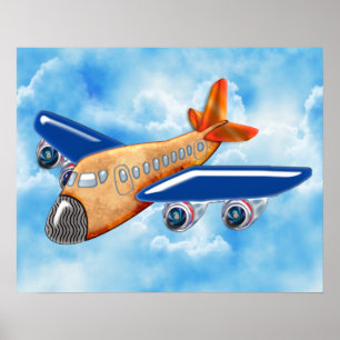 Phantastisches Flugzeug Poster