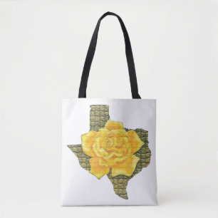Phantastisches Gelb-Rose von Texas-Muster Blume