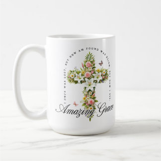 Phantastisches Grace Christliches Kreuz Kaffeetasse