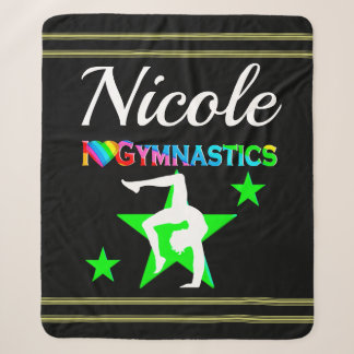 PHANTASTISCHES GRÜNES PERSONALISIERT GYMNASTICS-DE SHERPADECKE