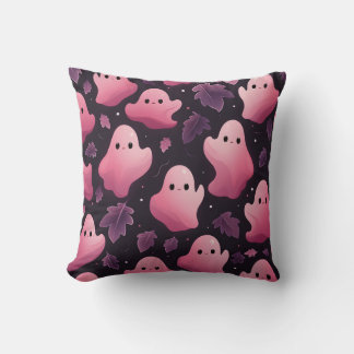 Phantastisches Halloween-Pattern Niedliche rosa Ge Kissen