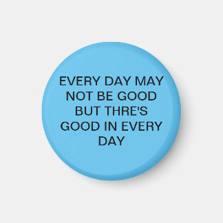 Phantastisches herrliches süß-blau mit Text Magnet