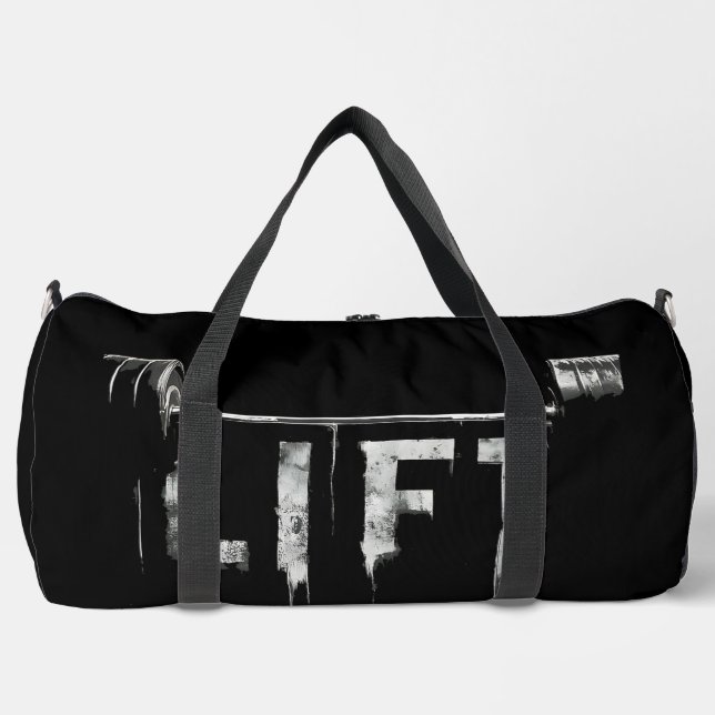 Phantastisches HOLZGEWICHT Duffle Bag (Vorderseite)