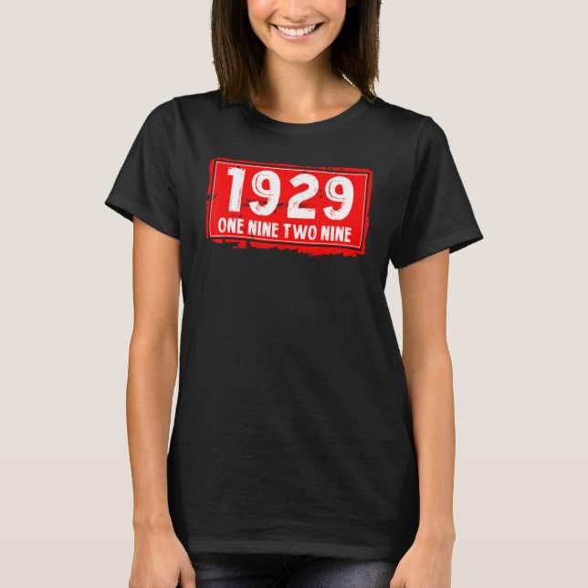 Phantastisches Jahr 1929 B T-Shirt (Vorderseite)