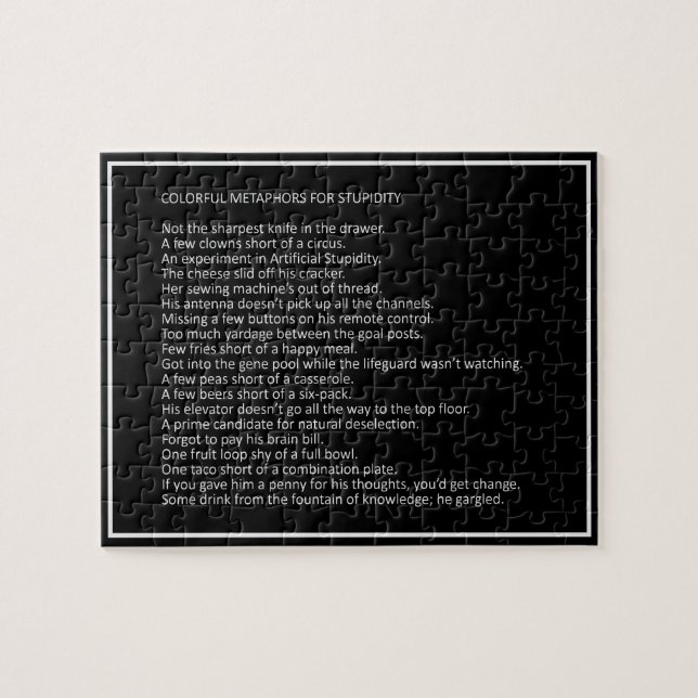 Phantastisches Jokes-Farbpuzzle 9 Puzzle (Horizontal)