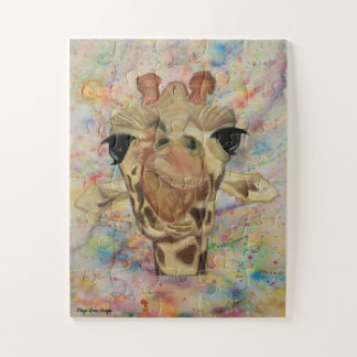 Phantastisches Kinderpuzzle mit originaler Giraffe Puzzle