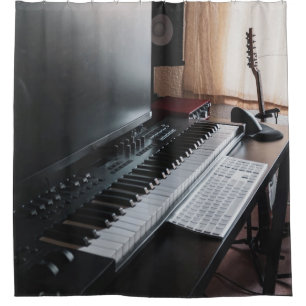 Phantastisches Klavier Duschvorhang