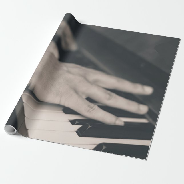 Phantastisches Klavier Geschenkpapier (Ungerollt)