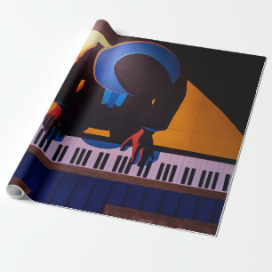 Phantastisches Klavier Geschenkpapier