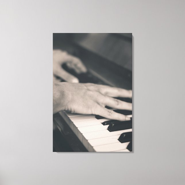 Phantastisches Klavier Leinwanddruck (Vorderseite)