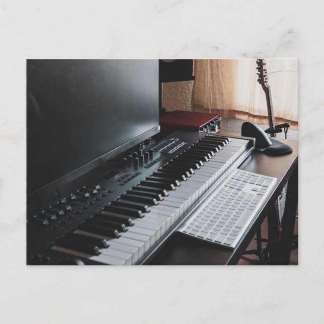 Phantastisches Klavier Postkarte (Vorderseite)