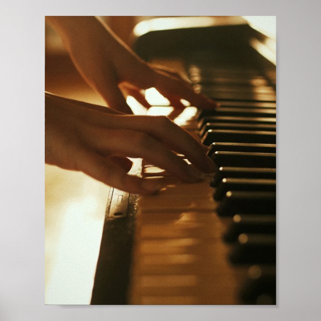 Phantastisches Klavierdesign Poster (Vorne)