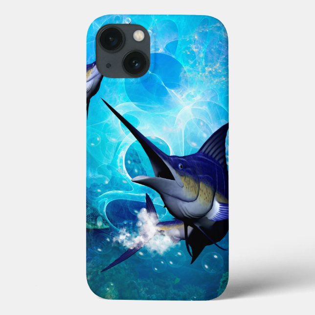 Phantastisches Marlin mit Blasen Case-Mate iPhone Hülle (Rückseite)