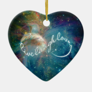 Phantastisches mystisches Symbol für "Live Lagh L Keramik Ornament