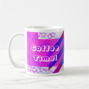Phantastisches neues Wellenneondesign Kaffeetasse
