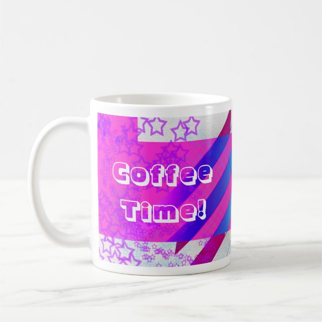 Phantastisches neues Wellenneondesign Kaffeetasse (Links)