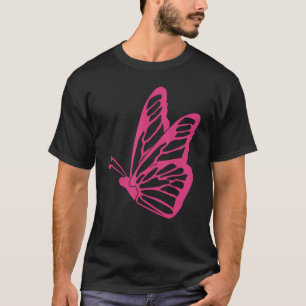 Phantastisches Niedliches T-Shirt Butterfly Grunge