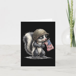 Phantastisches Patriotisches Skunk-Kostüm für Sold Karte