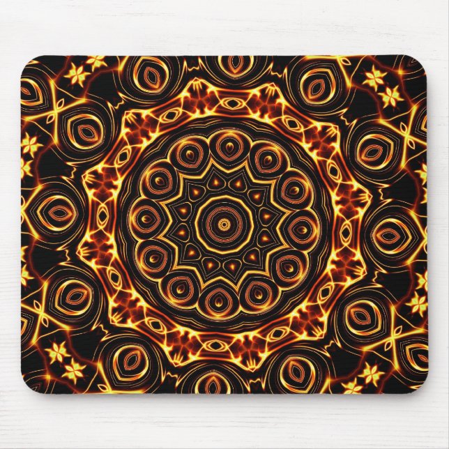 Phantastisches Peacock Eye Mousepad (Vorne)