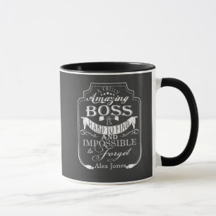 phantastisches persönliches Mentor-Tasse-Chalkboar Tasse