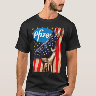 Phantastisches Pfizer-Logo und Shirt der amerikani