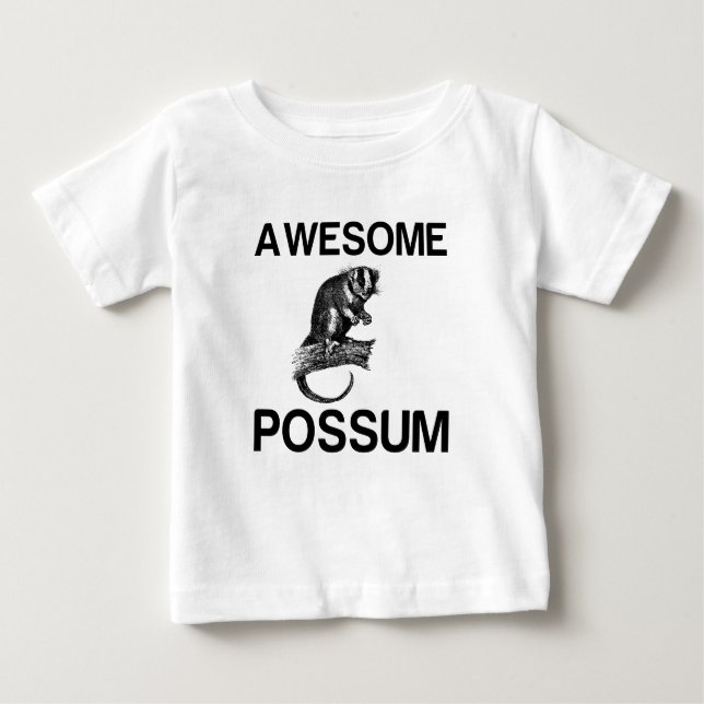 PHANTASTISCHES POSSUM .... BABY T-SHIRT (Vorderseite)