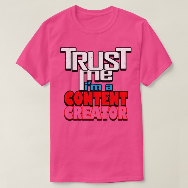 Phantastisches Slogan-Geschenk für Content-Creator T-Shirt (Design vorne)