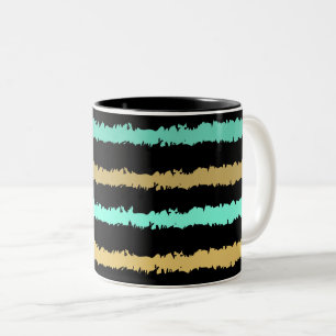 Phantastisches Sommermuster Zweifarbige Tasse