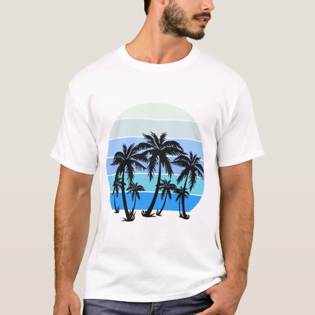 Phantastisches Stranddesign T-Shirt (Vorderseite)