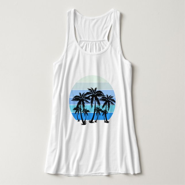 Phantastisches Stranddesign Tank Top (Design Vorderseite)