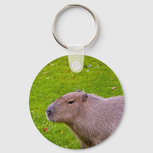 Phantastisches Tier Capybara Schlüsselanhänger (Vorderseite)