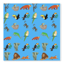 PHANTASTISCHES TIERWALBPAPIER