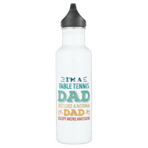 Phantastisches Tischtennis Vater Fathers Day Funny Edelstahlflasche