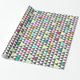 Phantastisches trendy geometrisches Dreieck Geschenkpapier
